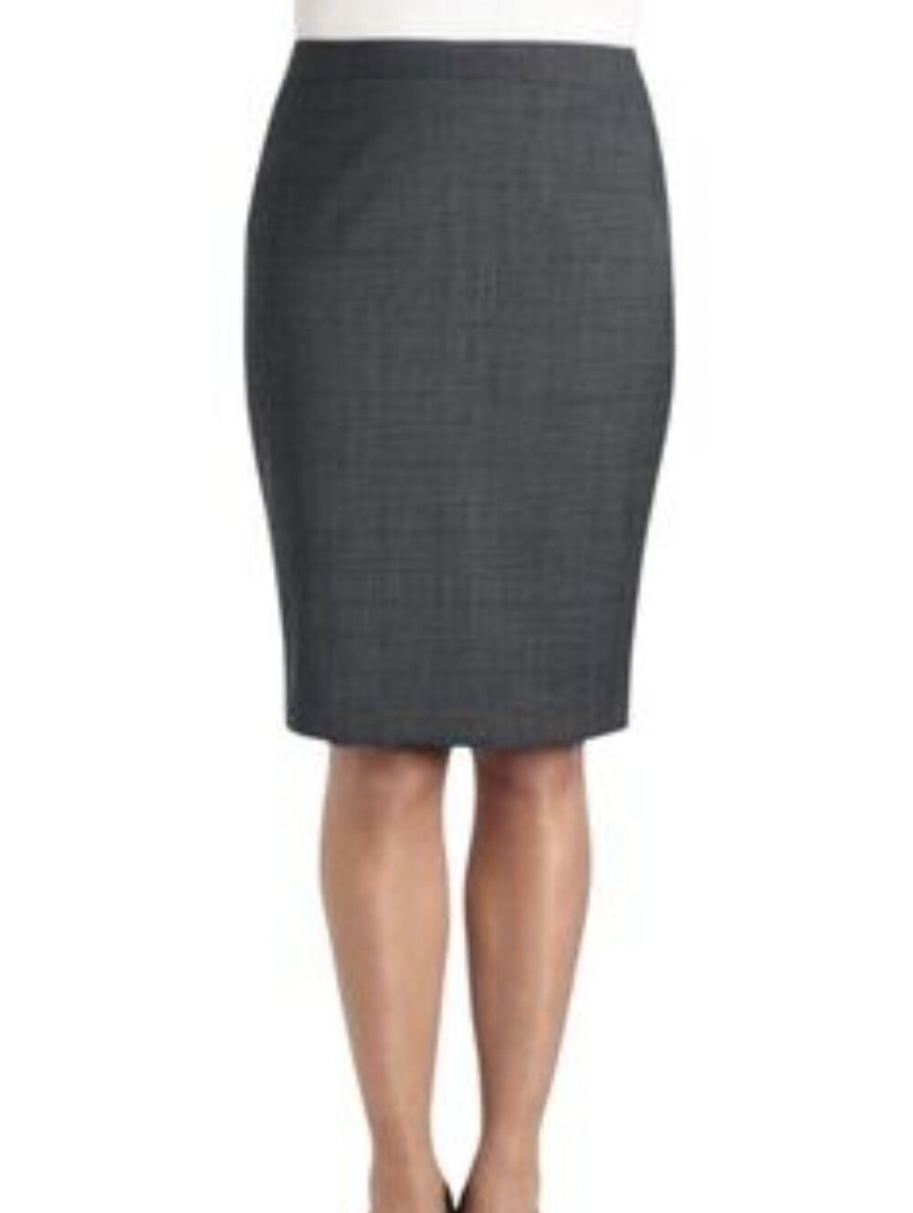Wool Classic Knee-Length Pencil Skirt
